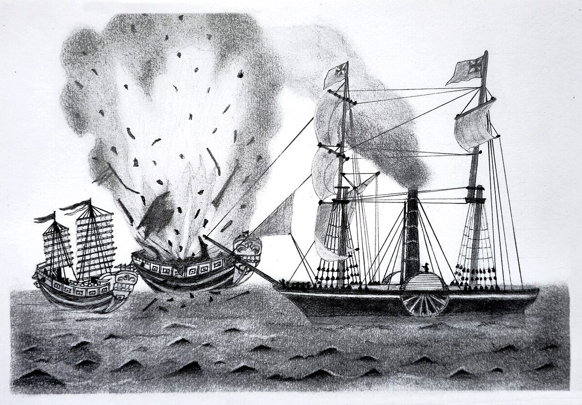 first opium war cession hong kong Opium Wars Sino-British Relations